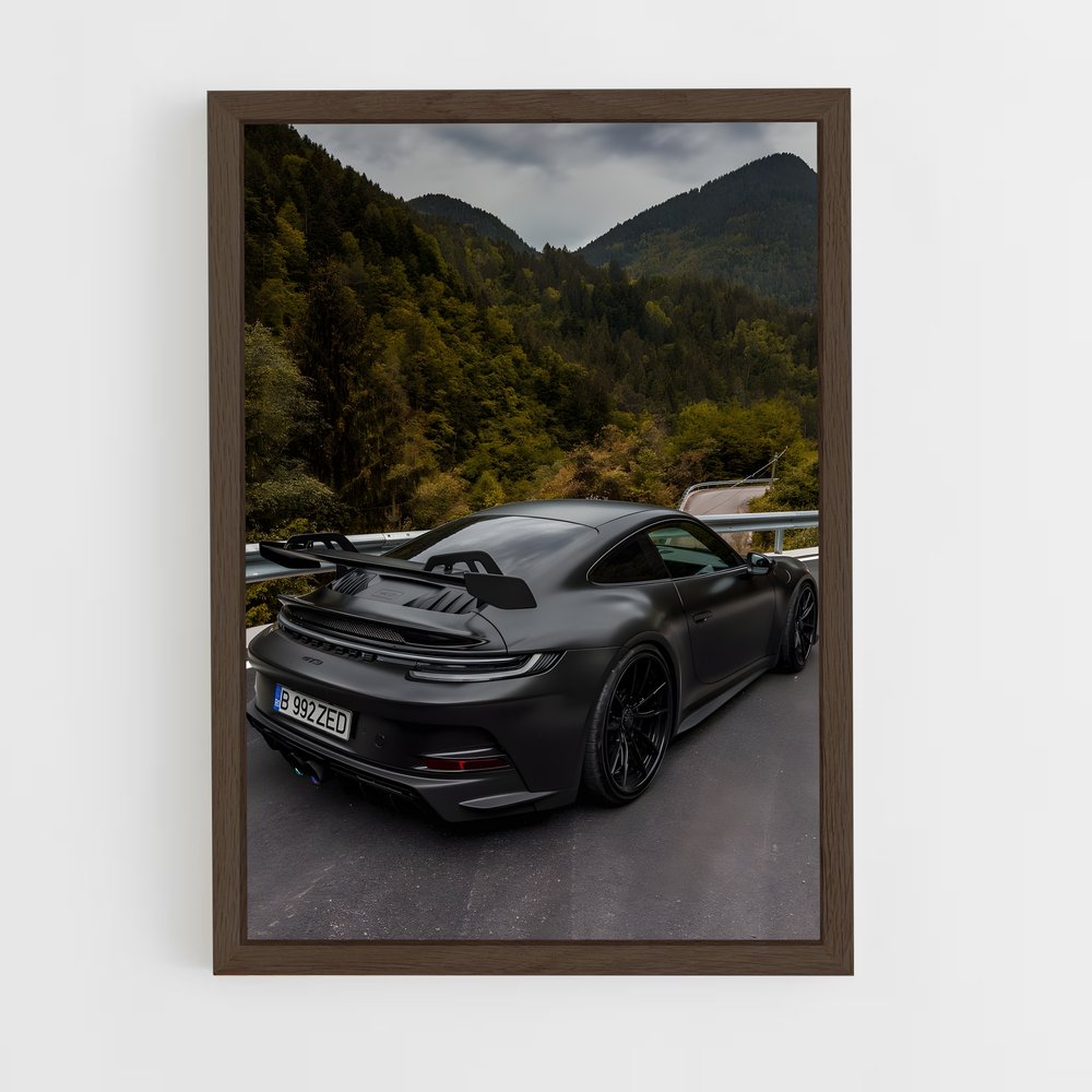 Poster Vitesse Turbo – affiche Porsche (vue 5)